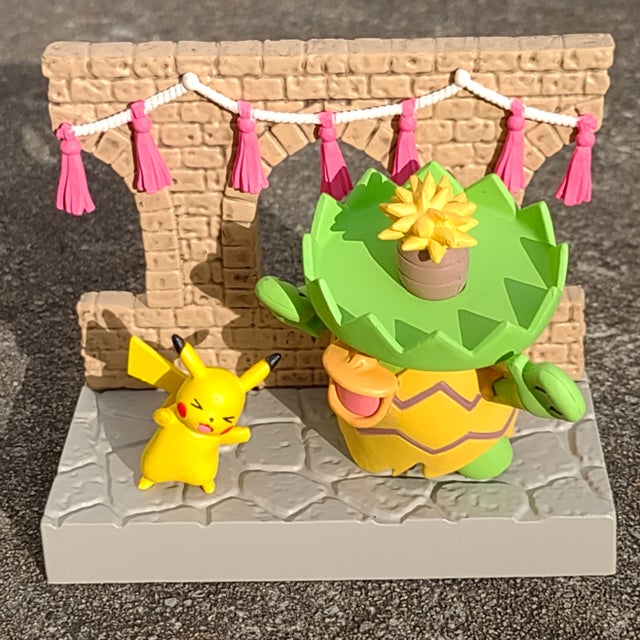 Pikachu and Ludicolo - at the Festival